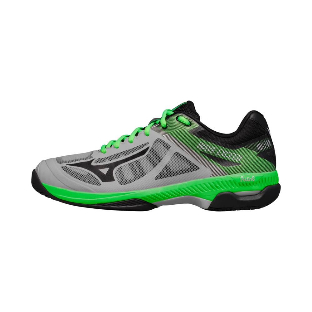 Zapatos De Tenis Mizuno Wave Exceed SL AC Para Hombre Grises/Verdes 4709826-ZA